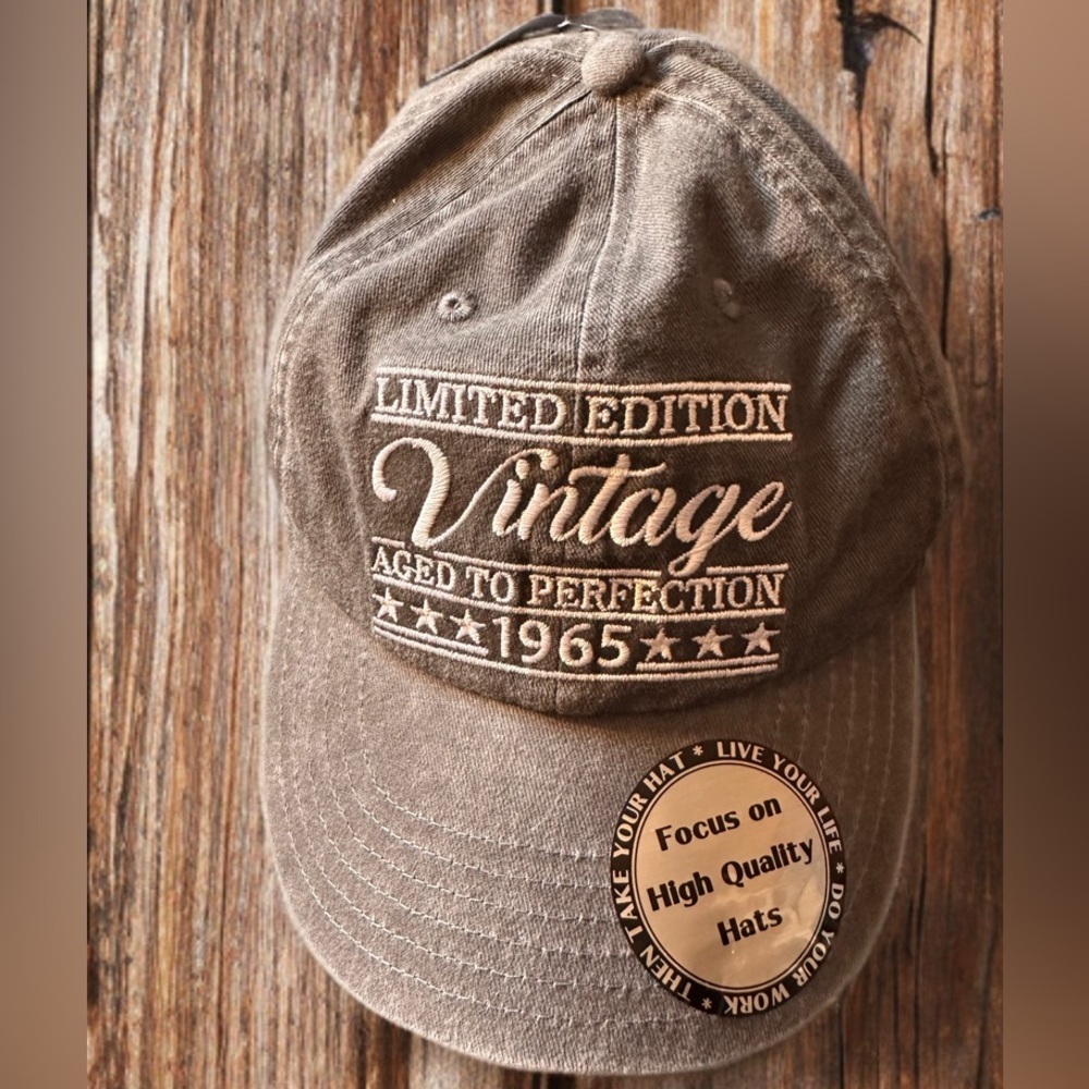 New Unisex Adult Sized Vintage 1965 Hat Baseball‎ Cap Adjustable ~ Birthday Gift